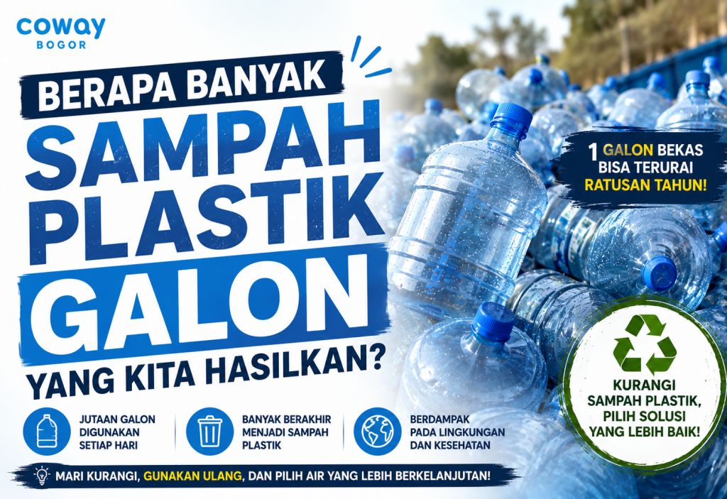Berapa Banyak Sampah Plastik Galon yang Kita Hasilkan Tiap Tahun?