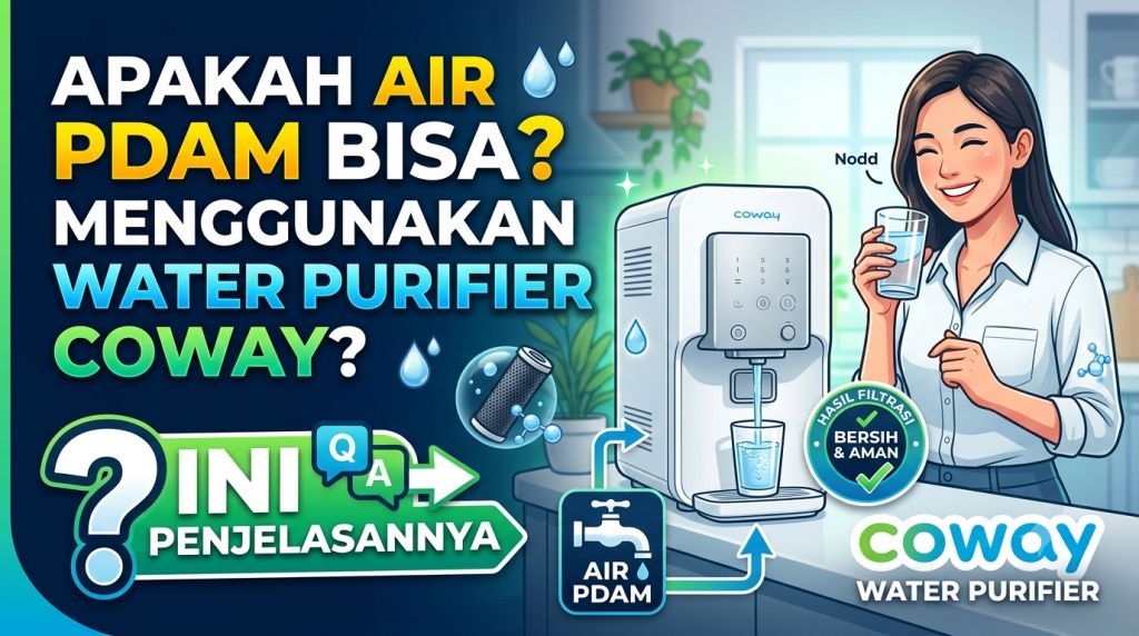 Apakah Air PDAM Bisa Menggunakan Water Purifier Coway? Ini Penjelasannya