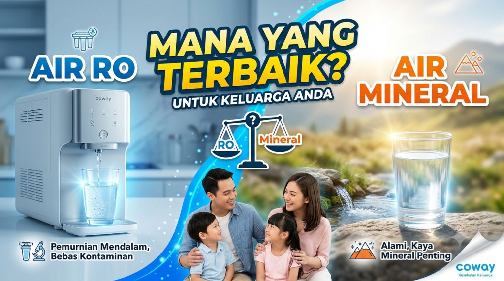 Air RO vs Air Mineral: Apa Perbedaannya dan Mana yang Lebih Baik untuk Keluarga?